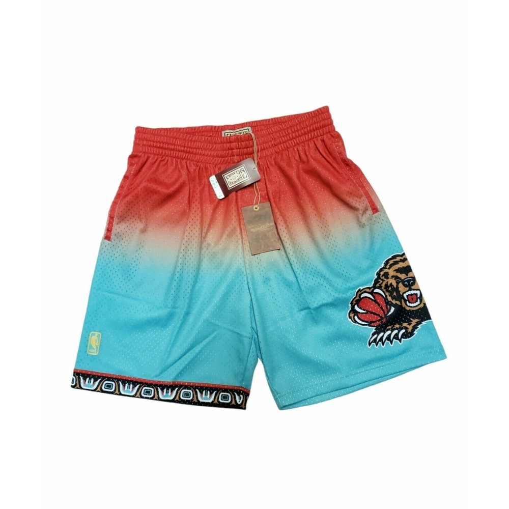 Mitchell & Ness NBA 1996 Vancouver Grizzlies Fadeaway Swingman Shorts Size Large